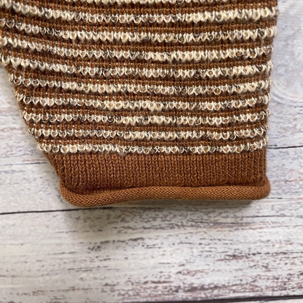 Treasure & Bond Nordstrom Size L Brown Mens Soft Crew Neck Sweater - Picture 7 of 15